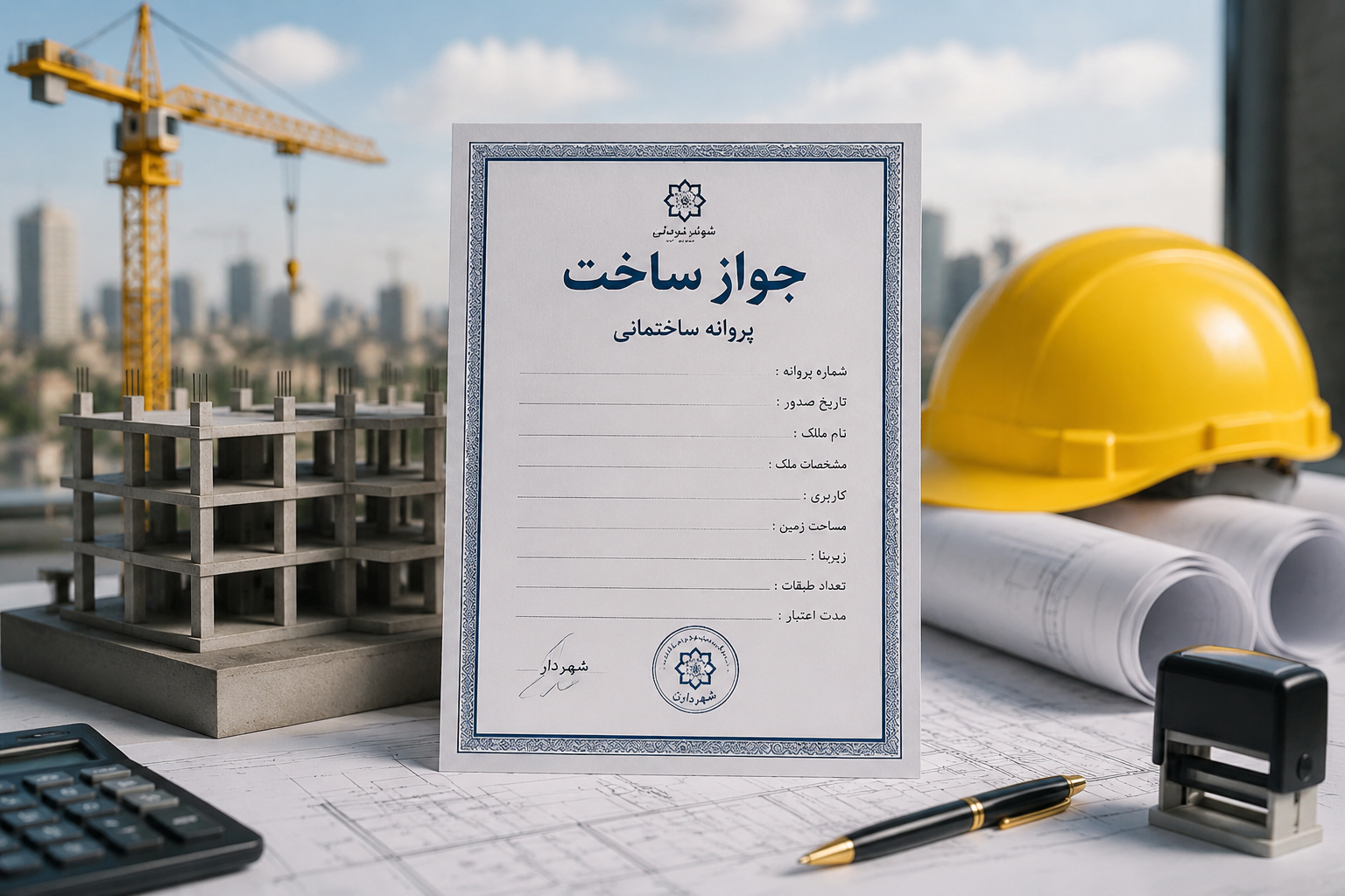 جواز ساخت چیست؟ مراحل، مدارک و هزینه دریافت پروانه ساختمانی