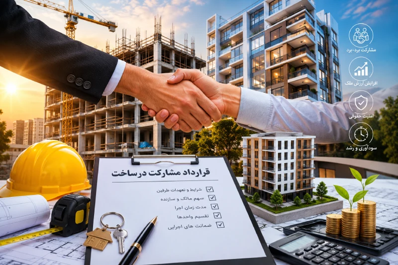 مشارکت در ساخت چگونه است؟ راهنمای کامل شرایط، مراحل و قوانین قرارداد