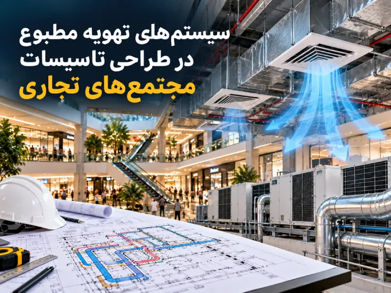 سیستم های تهویه مطبوع در طراحی تاسیسات مجتمع های تجاری