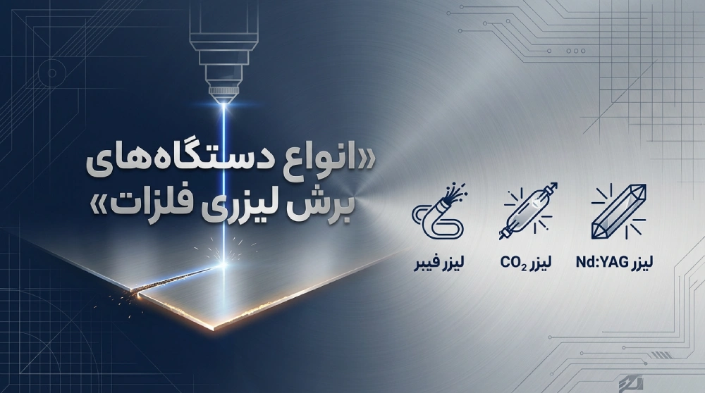 انواع دستگاه برش لیزر فلزات