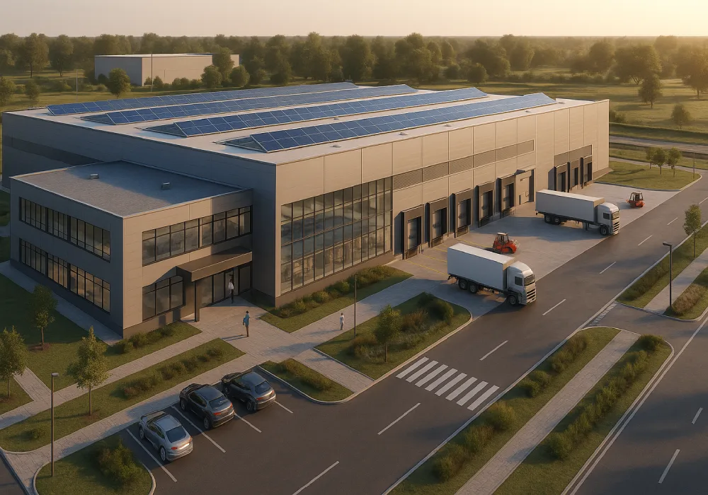 طراحی معماری کارخانه