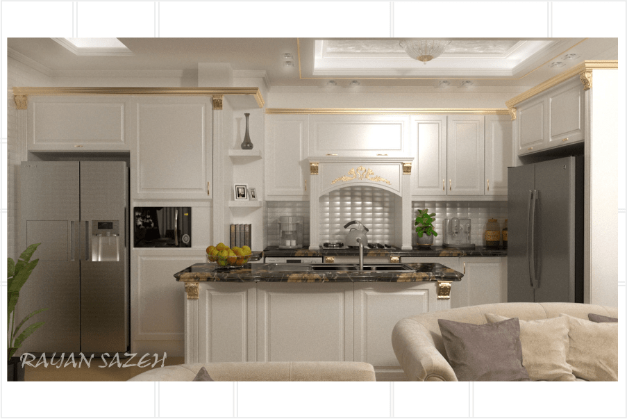 طراحی داخلی واحد مسکونی چابهار